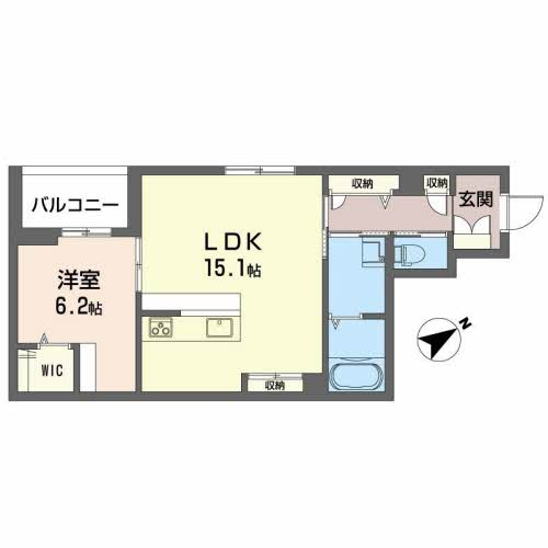 にゃーメゾン大町東の間取り