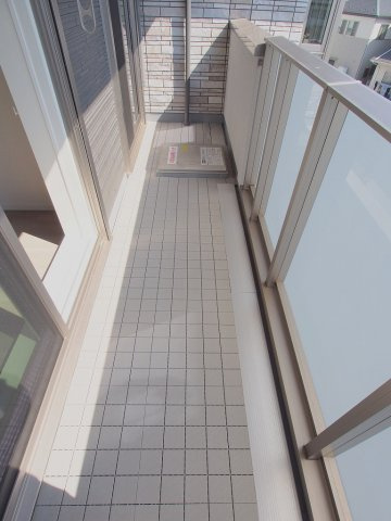 セントラル大町のバルコニー