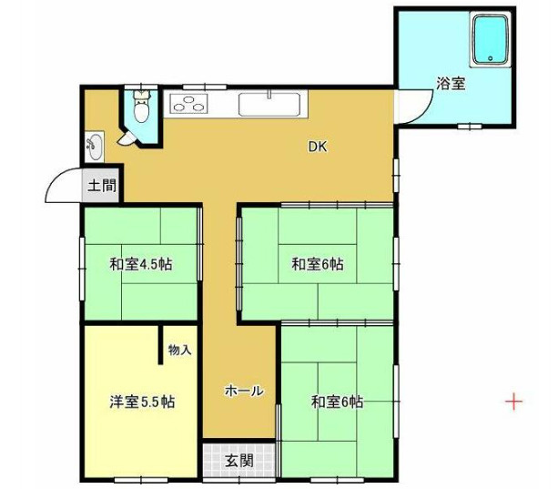 吾妻町M戸建ての間取り