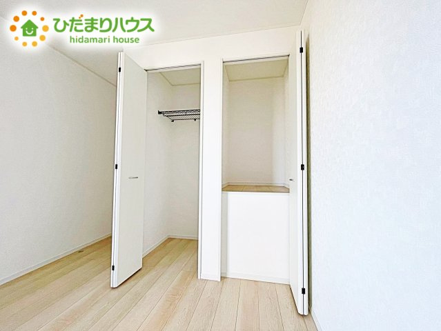 【収納】 | ひたちなか市高野第7　新築戸建 | クローゼットには、衣類や日用品などを整理整頓して収納できますね！