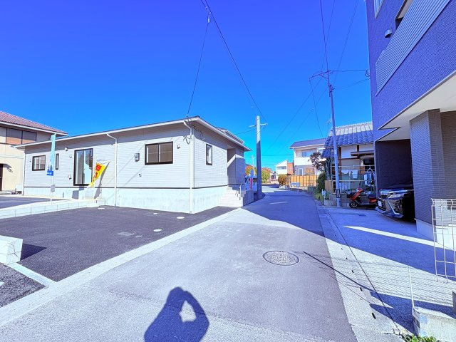 新築建売】筑後市大字下北島の前面道路含む現地写真