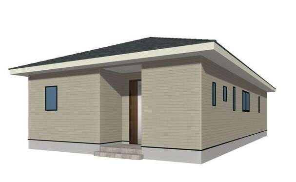 新築建売】筑後市大字下北島の外観パース