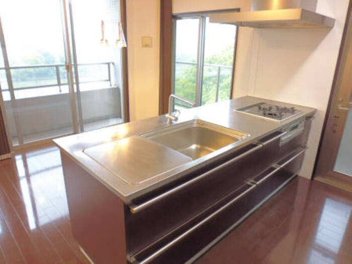 熊本市中央区水道町の賃貸マンションのキッチン