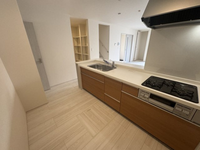 【キッチン】 | 与那原町与那原　第4（全2棟）1号棟 | 1号棟　使いやすいシステムキッチン♪