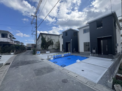 【前面道路含む現地写真】 | 与那原町与那原　第4（全2棟）1号棟 | ※北側公道4m♪