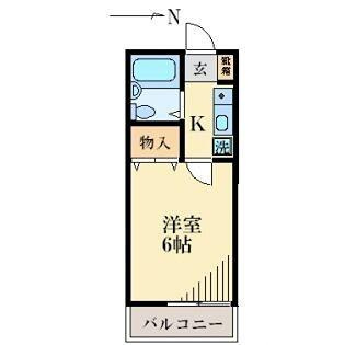 最上階の１Ｋ