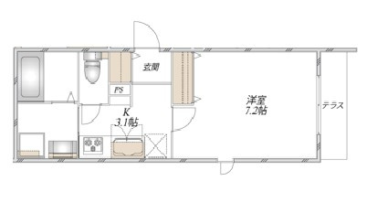（仮称）足立区谷中メゾンの間取り