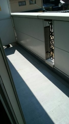 【バルコニー】 | ア・ラ・モード小坂Ｂ | 開放的で明るい空間を演出してくれるバルコニーです