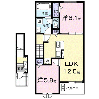 【間取り】 | フリーデ・Ｍ
