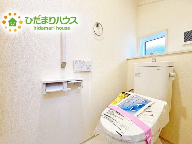 【トイレ】 | 水戸市堀町3期　新築戸建 | 1・2階にトイレあるため、同時に利用でき混雑を避けられますね