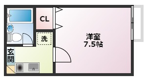 【間取り】 | ジュネス芦屋ウエスト