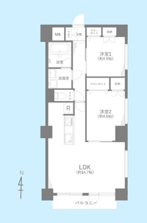 【間取り】 | いづみハイツ芦花公園