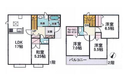 上尾市大字上　中古一戸建ての間取り|上尾市大字上　中古一戸建て・4LDK・土地面積140.51m2・建物面積97.71m2