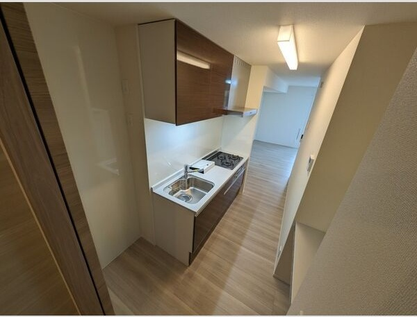 D-ROOM茜部中島　A棟のキッチン