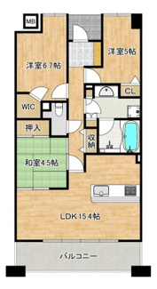 【間取り】 | ペルル堺ウイングタワー