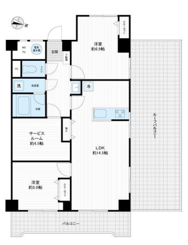 福生市本町の中古マンション