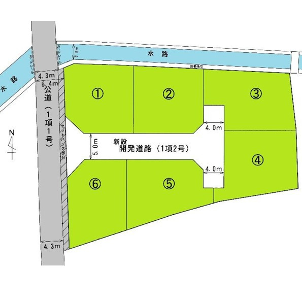 高崎市　下豊岡町売地　4号地
