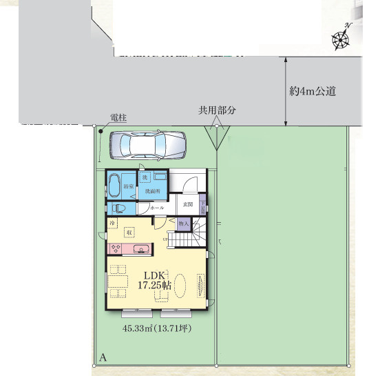 【区画図】 | 座間市栗原中央1丁目　新築戸建て　全2棟【仲介手数料無料】 | 【仲介手数料無料でご紹介可能です】大樹不動産