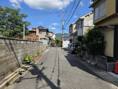 【前面道路含む現地写真】 | 山科区西野山中臣町　新築戸建