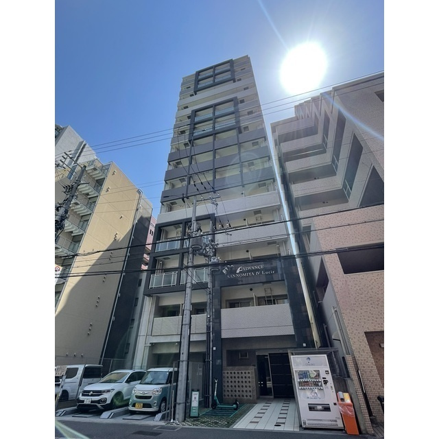 アドバンス三宮Ⅳルシールの外観|落ち着いた雰囲気の外観です