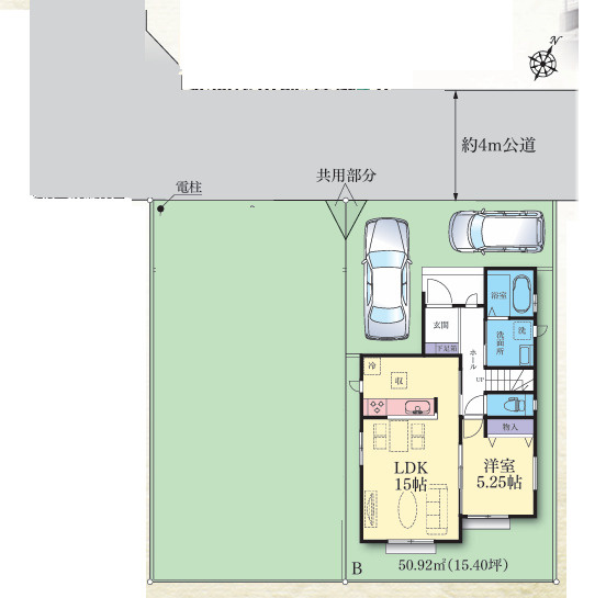 【区画図】 | 座間市栗原中央1丁目　新築戸建て　全2棟【仲介手数料無料】 | 【仲介手数料無料でご紹介可能です】大樹不動産