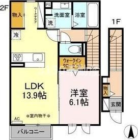 D-ROOM茜部中島　B棟