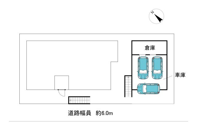 【中古戸建】日進市香久山5丁目の区画図|【区画図】
◆駐車3台可能！(但し、車種による)
◆前面道路幅員6.0ｍで車通り少ないため駐車も楽々です。
◎まずは、お気軽にお問い合わせください。現地を案内しながら周辺環境も見て頂けます。　　　　　