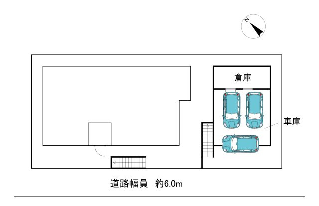 【中古戸建】日進市香久山5丁目の区画図|【区画図】
◆駐車3台可能！(但し、車種による)
◆前面道路幅員6.0ｍで車通り少ないため駐車も楽々です。
◎まずは、お気軽にお問い合わせください。現地を案内しながら周辺環境も見て頂けます。　　　　　