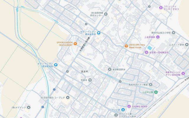 野洲市冨波甲　第3期　新築一戸建ての地図