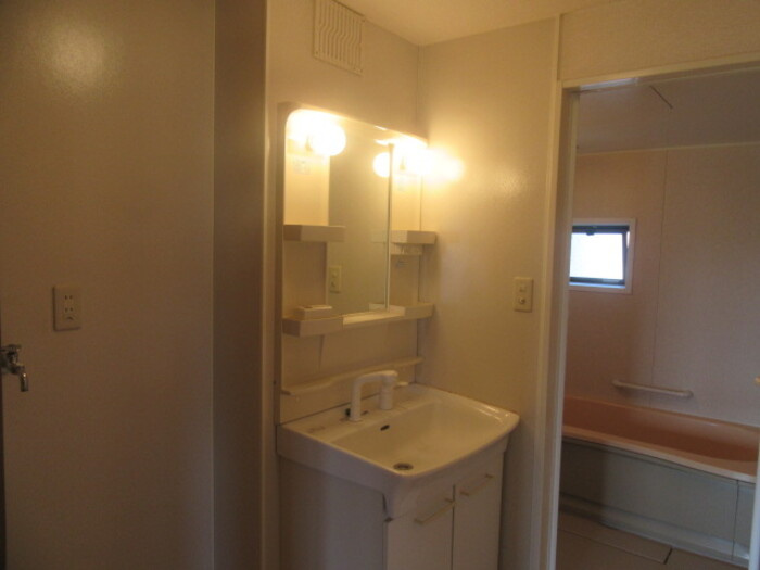 リビングタウン南四ツ居　Ｃの洗面所