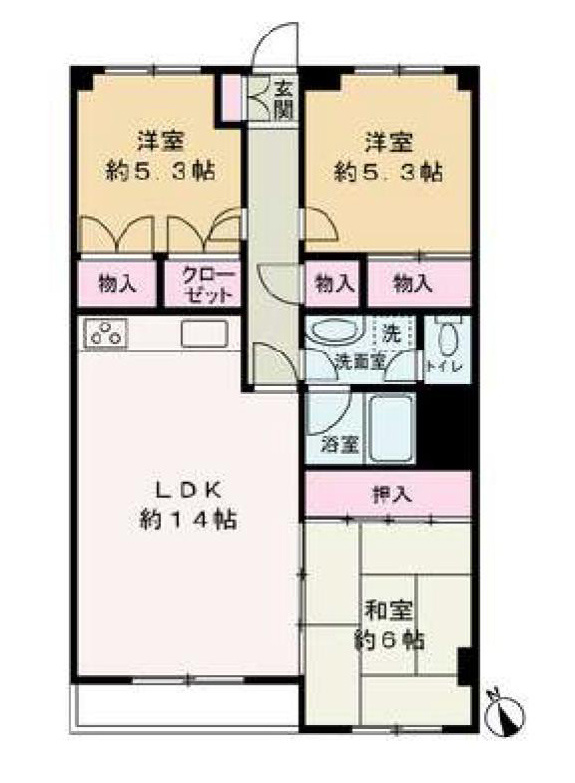羽村市五ノ神４丁目の中古マンション