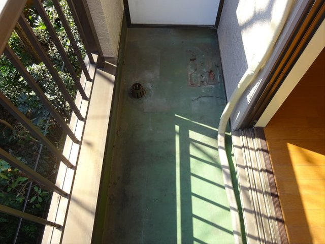 グリーンハウス２のバルコニー