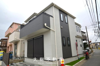 【外観】 | 綾瀬市落合南4丁目　新築戸建て　全１棟【仲介手数料無料】 | 建物完成しました！！内見可能です♪