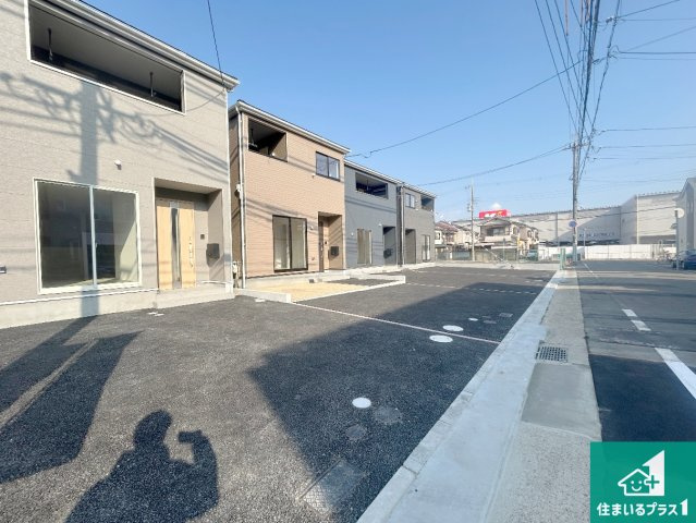 神戸市西区王塚台　第6期　新築一戸建ての駐車場|駐車スペース！散水栓があるので、こまめに愛車を洗えます！