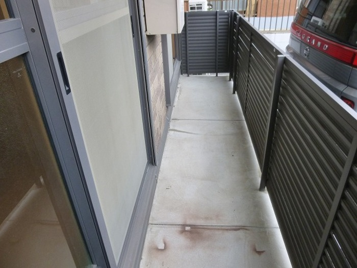 アバンダント妙典のバルコニー