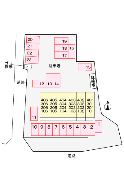 ピーノ　グランデの駐車場|駐車場
