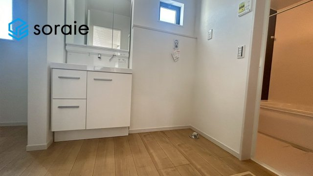 狭山市柏原9期全2棟　新築戸建　グレースの洗面所|2月19日撮影