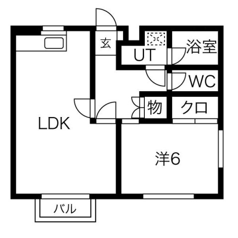 ハイツサニーヒル東棟の間取り