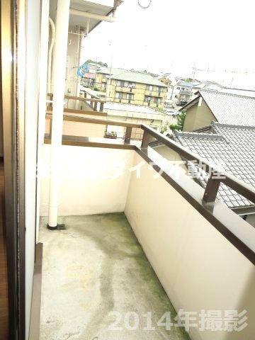 マンションイレブンのバルコニー