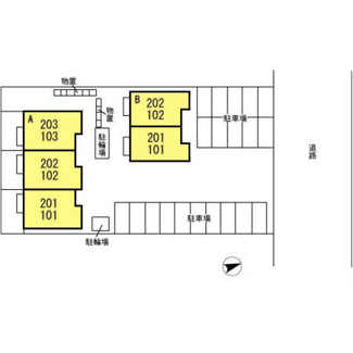 【駐車場】 | レディエンス陵東Ａ