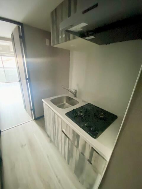 ガリシア中野富士見町のキッチン|コンパクトなキッチンで掃除もラクラク