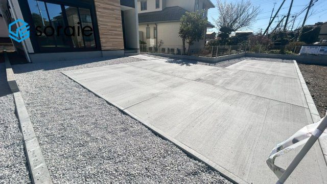 狭山市柏原9期全2棟　新築戸建　グレースの駐車場|2月19日撮影
