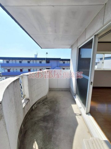 プランドゥ合川Ⅱのバルコニー|広々としたバルコニーです。