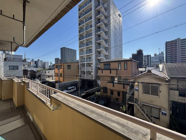 エスポア中島のバルコニー|広々としたバルコニーです