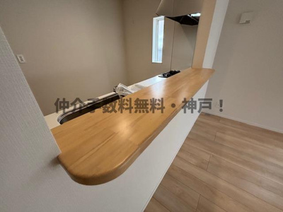 【キッチン】 | 神戸市須磨区高倉台1丁目　新築戸建　仲介手数料無料！ | 使いやすいキッチンです