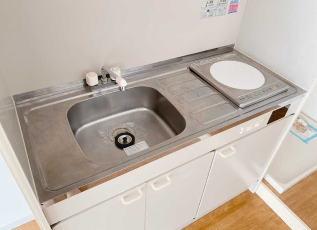 セレステ三軒茶屋　オートロック　システムキッチン　陽当たり良好のキッチン