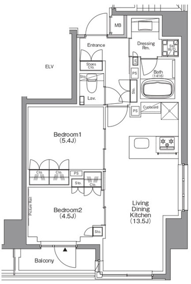 【間取り】 | ザ・パークハビオ本所吾妻橋