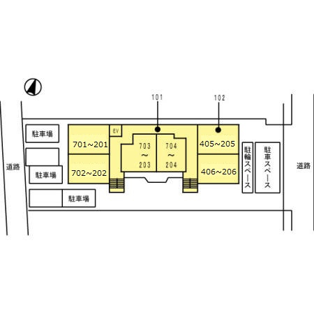 グランメゾン白瀧公園の区画図