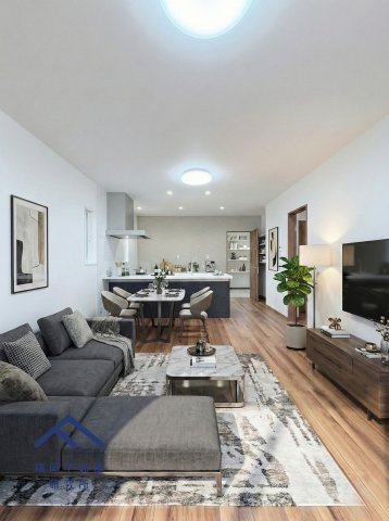 １号棟の居間・リビング