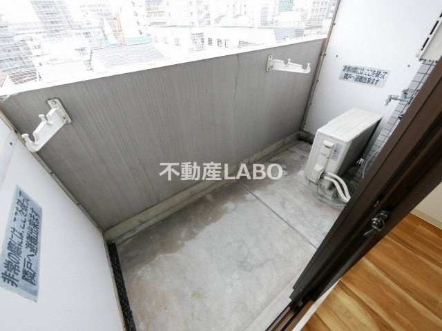 朝日プラザ天王寺東ピエ・タ・テールのバルコニー